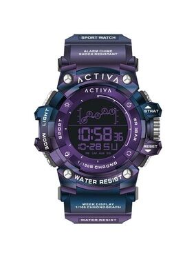 - Activa X Invicta
Digital Unisex Watch - 50mm,
Iridescent, Purple new